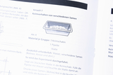 The picture shows instructions for an experiment on the germination behaviour of different seeds and lists the required material, including germination trays, a pipette and pieces of cotton wool. The text also describes how to carry out the experiment with the individual 