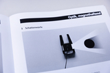 The picture shows an experimental device for optical effects, specifically for shadows. It is shown on a page of a workbook that deals with the topic of optics and is intended for practical use in education.