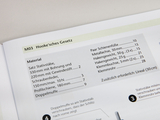 The image shows a side view of a textbook that lists materials for experimenting with Hooke&#39;s law. The materials include tripod rods, weights, clamps, and other equipment needed for physics experiments.
